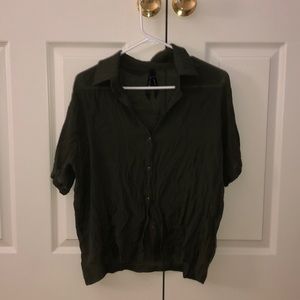 button up t-shirt